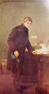 Bertini Giuseppe: Ritratto dell’Avv. Calcaterra, anno 1856, cm. 208 x 114.